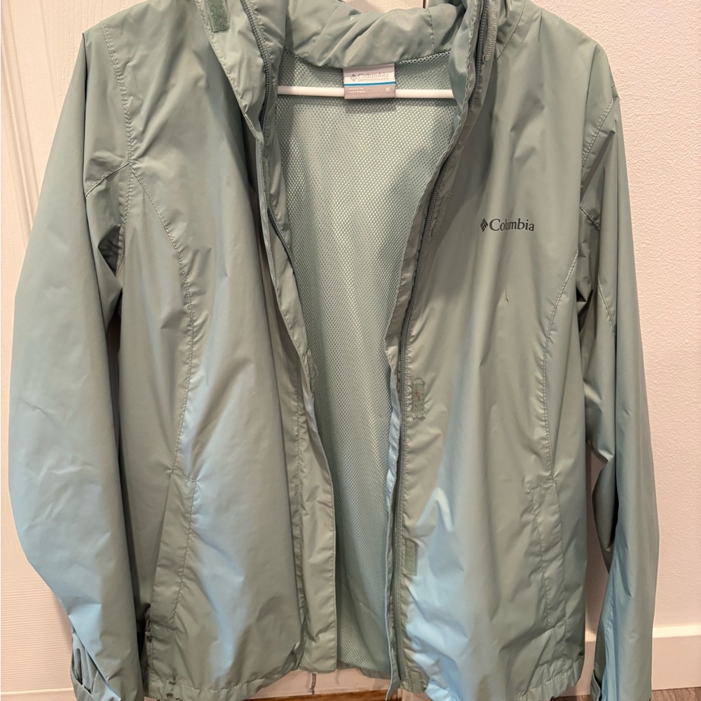 Columbia Mint Green Outdoor Jacket
